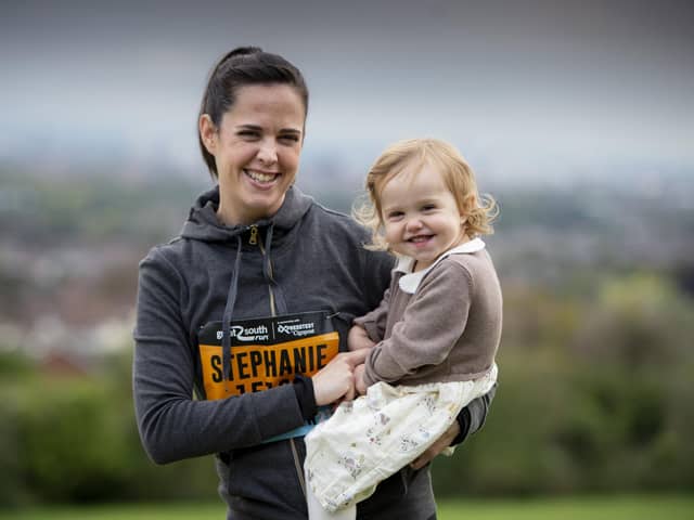 Stephanie Losh with her daughter Annabelle. Picture: Pete Langdown