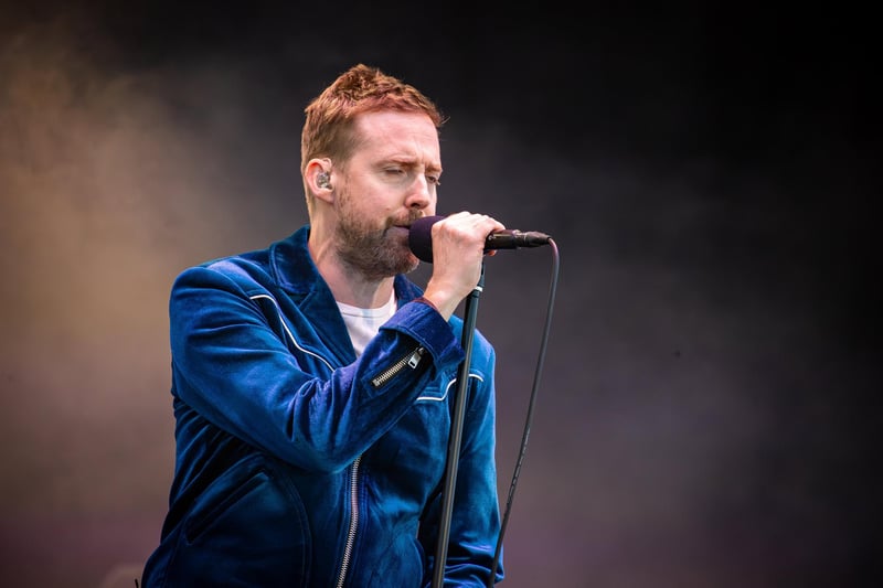 Kaiser Chiefs' frontman Ricky Wilson got the Victorious crowd going. Photo by Alex Shute