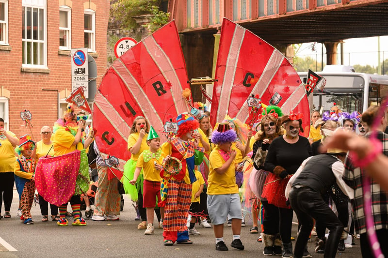 Portsea carnival 2023 - Local people taking part in the circus-themed parade on Saturday, August 12.