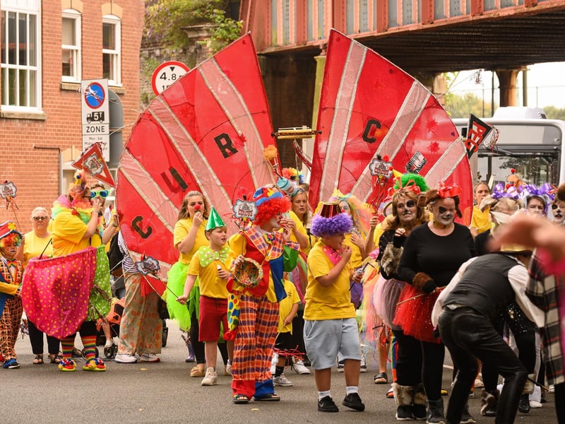 Portsea carnival 2023 - Local people taking part in the circus-themed parade on Saturday, August 12.