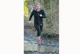 Havant resident Rachel Harris is set to complete her first half marathon to raise money for Alzheimer's research thanks to the 'fantastic' support of a friend. 
