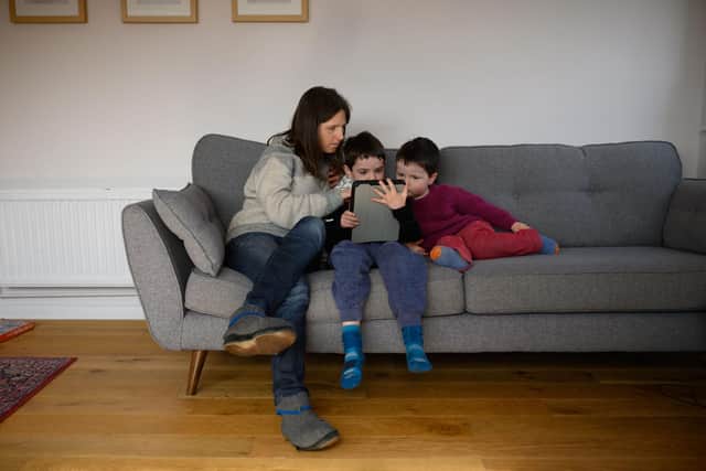 Staying in touch with friends and family is crucial in lockdown. Picture: OLI SCARFF/AFP via Getty Images