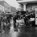 Hundreds of people would always head out to the market, even if the weather was cold and windy!
