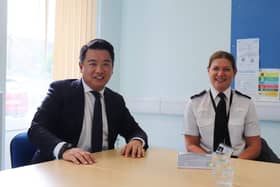 Alan Mak MP with new Eastern Area Commander Chief Superintendent Clare Jenkins