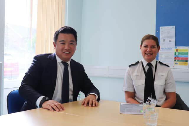 Alan Mak MP with new Eastern Area Commander Chief Superintendent Clare Jenkins