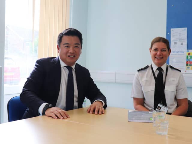 Alan Mak MP with new Eastern Area Commander Chief Superintendent Clare Jenkins