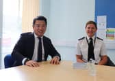 Alan Mak MP with new Eastern Area Commander Chief Superintendent Clare Jenkins