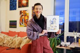 Highbury College student Hayley Paterson is celebrating selling her first painting.
