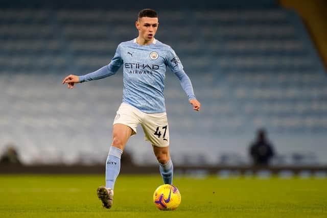 Manchester City's Phil Foden, who played in England's under-17s when Ian Foster was present, is enjoying an impressive season with 13 goals. Picture: Tim Keeton - Pool/Getty Images