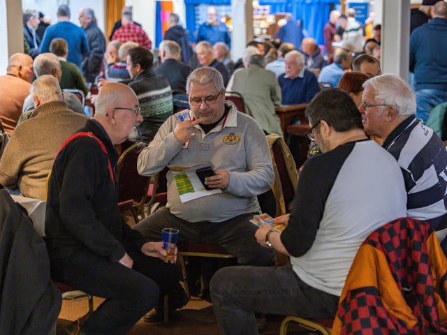 Picking a winner - participants at the event were able to vote on the favourite drinks. Picture: Mike Cooter (250223)