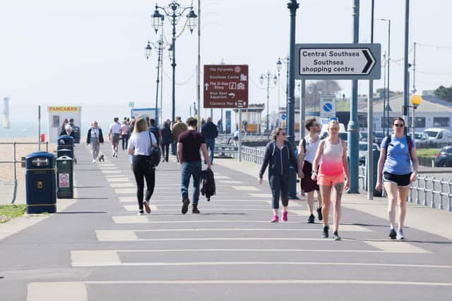 South Parade Pier on April 5, 2020. Picture: Habibur Rahman