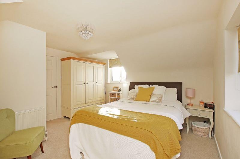 The master bedroom comes with a dressing room and a refurbished en-suite.
