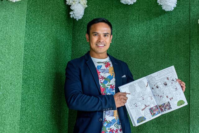 Julito Calonia released a colouring book detailing the rich history of the Philllippines in hopes to educate people about his country.

Pictured: Julito Calonia at Oasis Church, Portsmouth on Thursday 27th May 2022

Picture: Habibur Rahman