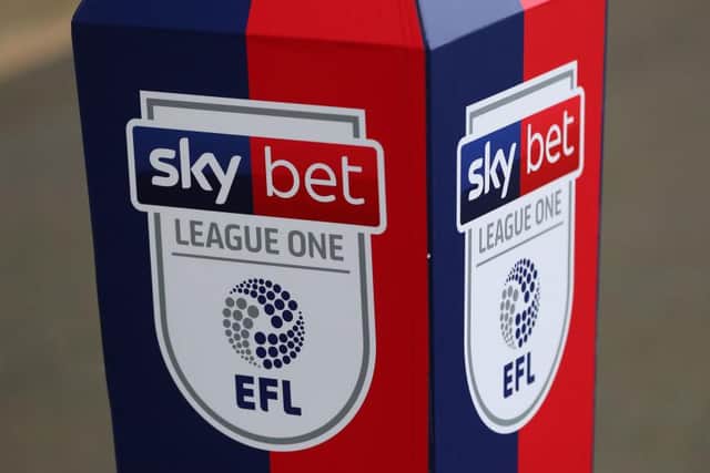 The League One logo. Picture: Catherine Ivill
