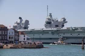 The Ministry of Defence have issued an update regarding HMS Prince of Wales and her deployment to Japan in 2025. Picture: Habibur Rahman