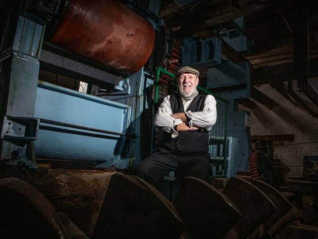 Richard Newman near one of the brick making machines at Bursledon Brickworks

Picture: Habibur Rahman