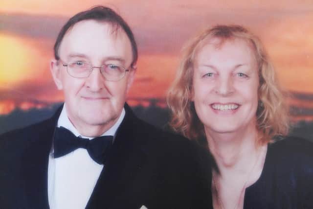 Kim Bristow and her husband Peter Hammond on a cruise in 2008.