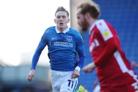 Ronan Curtis wants to move to the Championship this summer following three seasons at Fratton Park. Picture: Joe Pepler