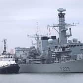 HMS Lancaster has set sail from Portsmouth for a short stint on a Nato mission following a major refit at the naval base.
