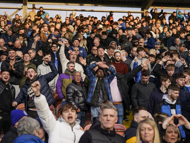 Pompey fans have just four more road trips to make this season