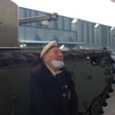 Veteran Bill Silvester with board a restored LCT 7074 tank in 2020.

Picture Portsmouth City Council