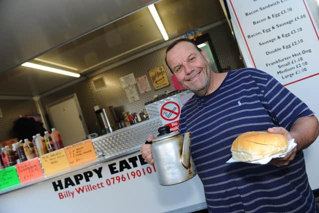 Billy Willett, owner of the Happy Eater in Commercial Road, Portsmouth.

Picture: Sarah Standing (180857-2710)