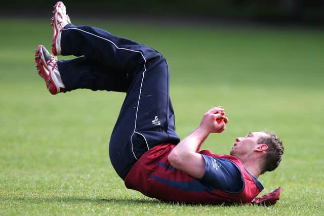 Havant's Chris Stone takes a catch. Picture: Chris Moorhouse