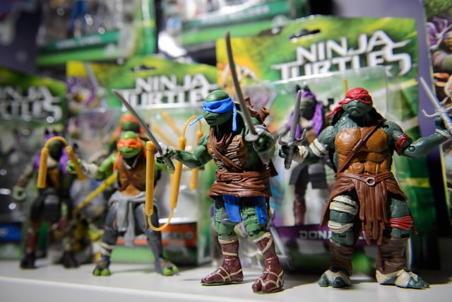 Cowabunga! Leonardo, Raphael, Donatello and Michelangelo have been stars for decades now, with many different ranges of toys being sold over the years. On eBay TMNT toys such as the 25th anniversary action figures are selling for £500.