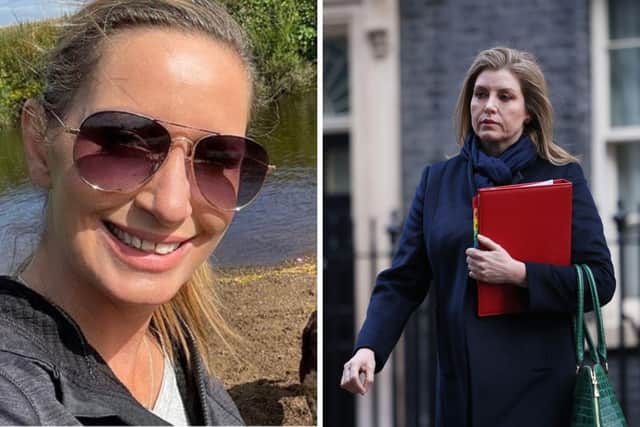 Penny Mordaunt, right, has described Lancashire police's disclosure of private information about missing Nicola Bulley as 'shocking'