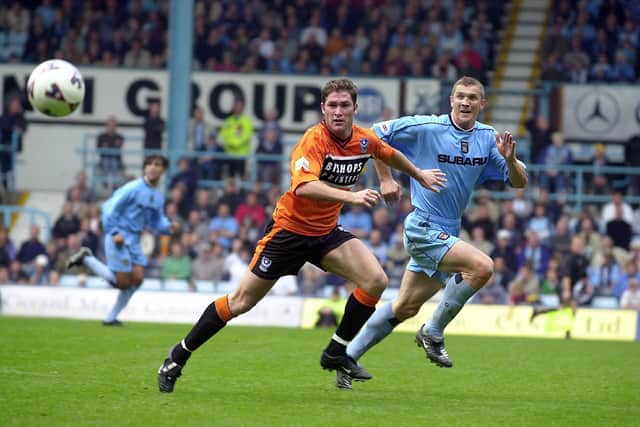 Lee Bradbury gave fine service to Pompey having initially been bought out of the Army by Terry Fenwick