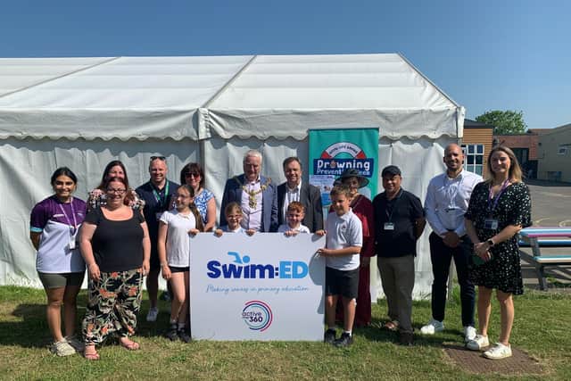 The community at Meon Way Federation welcome the addition of a pop-up pool for the summer term.