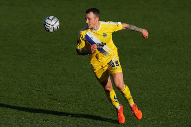Pompey target Toby Mullarkey. (Photo by Alex Livesey/Getty Images)