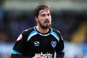 League two -  Hartlepool United vs Portsmouth - 30/04/16
Portsmouthâ€™s Kieron Freeman 