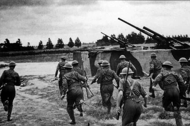 Hayling gunsite in 1941.