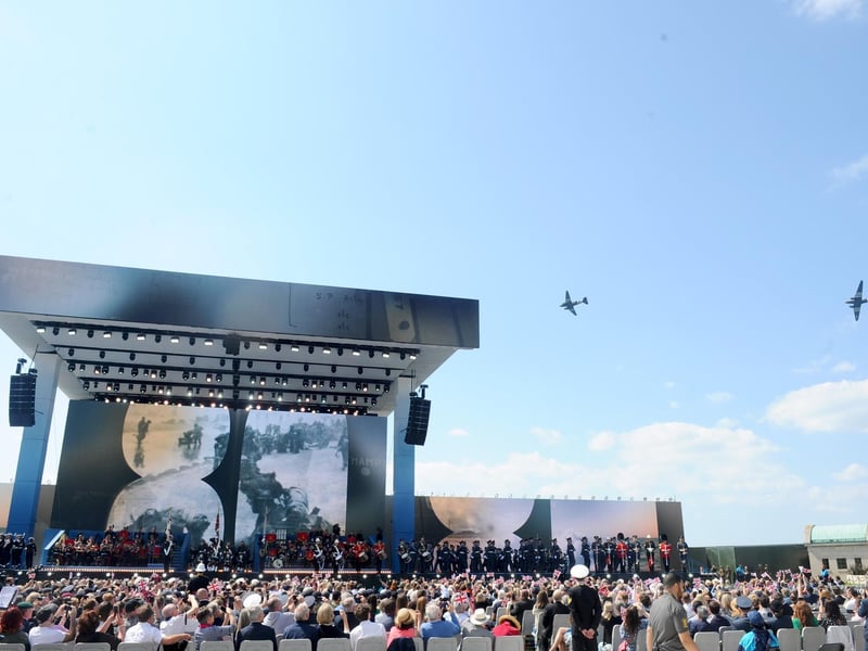 D Day 80 commemorations on Southsea Common, Southsea, on Wednesday, June 5, 2024.
Pictured is: Dakotas fly over Southsea Common.
Picture: Sarah Standing (050624-77)