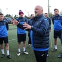 Glenn Turnbull (foreground) is on the search for a new coach after the departure of assistant manager Fraser Quirke, left.
Picture: Chris Moorhouse