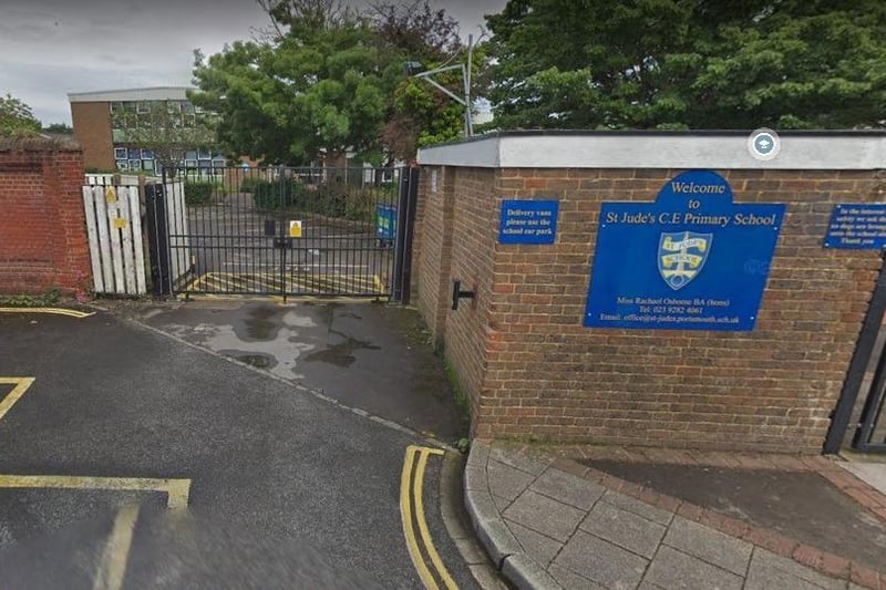 St Jude's Catholic Primary School in Portsmouth had 34 people apply to the school as their first choice but only 28 were offered a place.