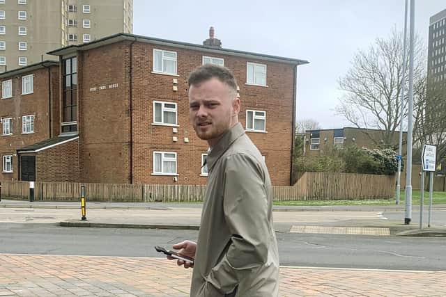 Mason Wilshaw, 21, of Washbrook Road, Paulsgrove, admitted punching and biting a a kebab shop worker after a night out in Gunwharf Quays. He appeared at Portsmouth Magistrates' Court.