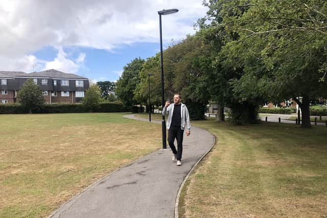 Tom Hill, 25 from Waterlooville, aims to register his business tyveCARE as a chairty to help tackle mental health stigma. His first fundraiser will be a 'walk and talk' from Portsmouth to Winchester