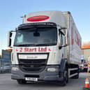 Category C Truck On Tarmac At Portsmouth