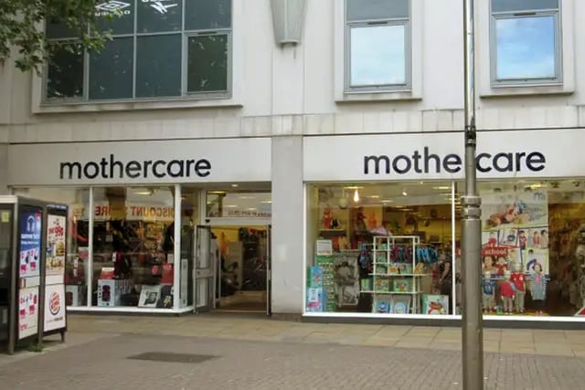 Mothercare on Commercial Road before its closure.