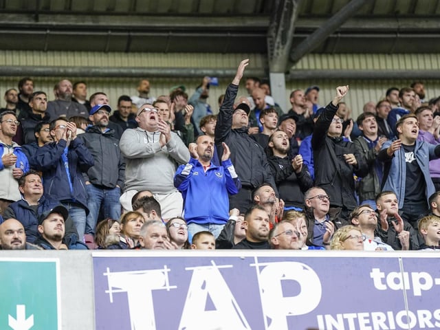 7,813 away fans have accompanied Pompey on the road so far this season
