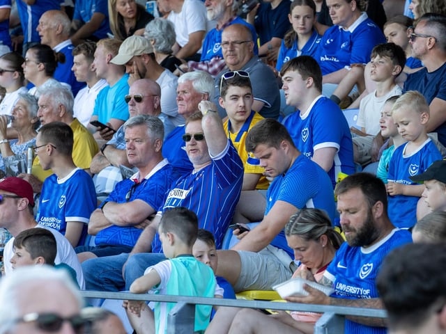 Pompey fans make annual pre-season trip to Westleigh Park