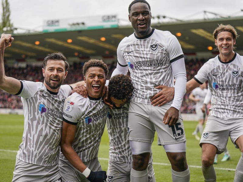 Myles Peart-Harris celebrates opening the scoring against Lincoln. Picture: Jason Brown/ProSportsImages