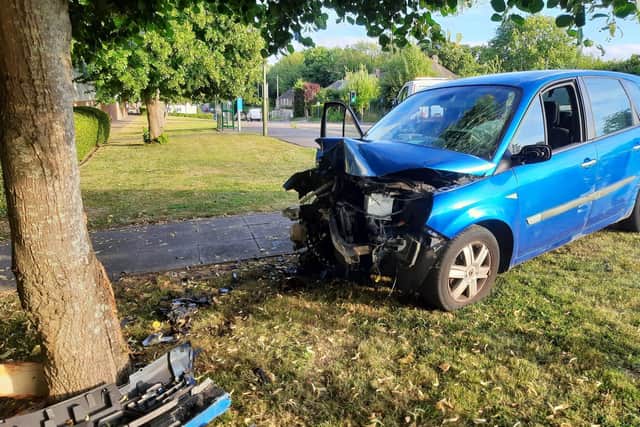 Emergency services rushed to the scene on Gosport Road following the collision. Picture: Fareham Police