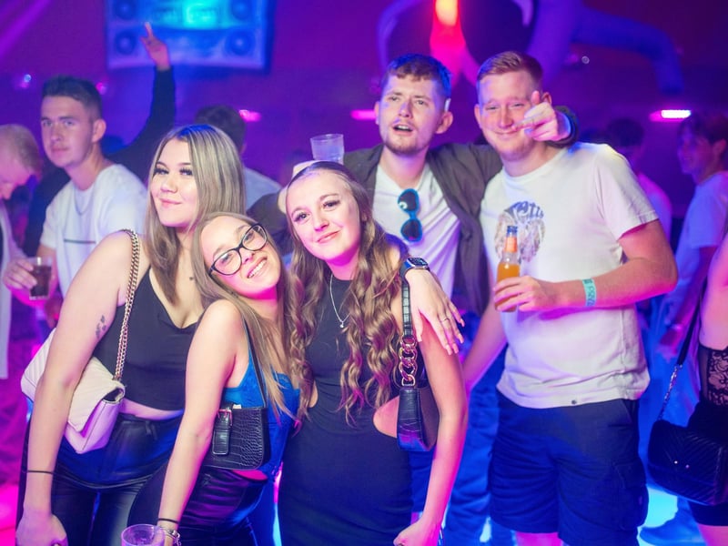 Freshers enjoying their first night out in Portsmouth during Freshers Week 2023. Revellers packed out Pryzm and Astoria on Saturday, September 23.