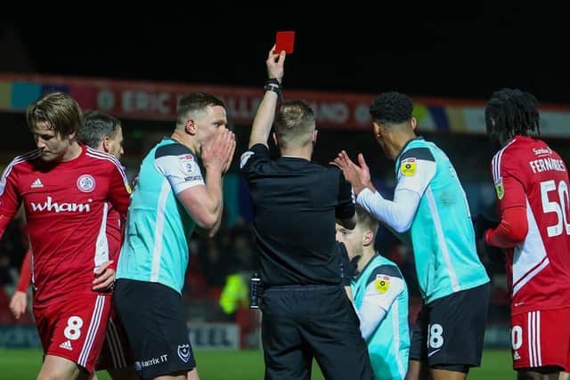 Colby Bishop is shocked at Joe Pigott's Accrington dismissal.