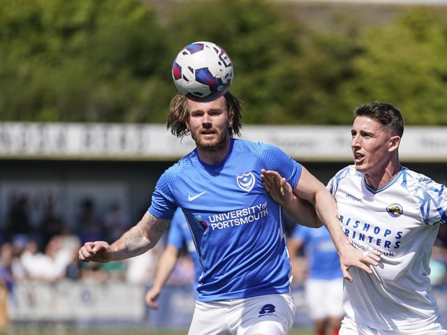 Was one of Pompey’s most influential players and netted the first goal of the game, albeit after a deflection.