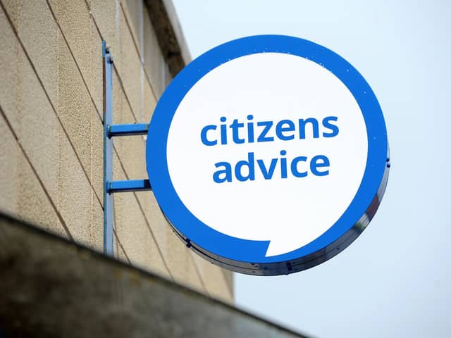 Citizens Advice will receive some of the funding. Picture: Gerard Binks