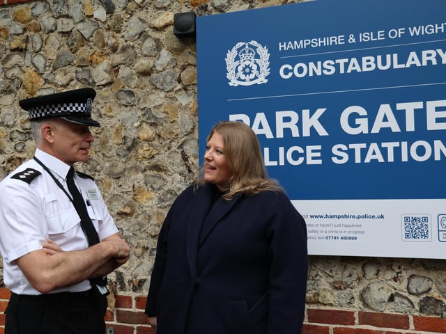 The commissioner also opened Park Gate police station, which was shut to the public more than ten years ago, and is now open on Tuesdays,Thursdays and Saturdays. The openings come as part of  her plan to improve access to policing for the public.